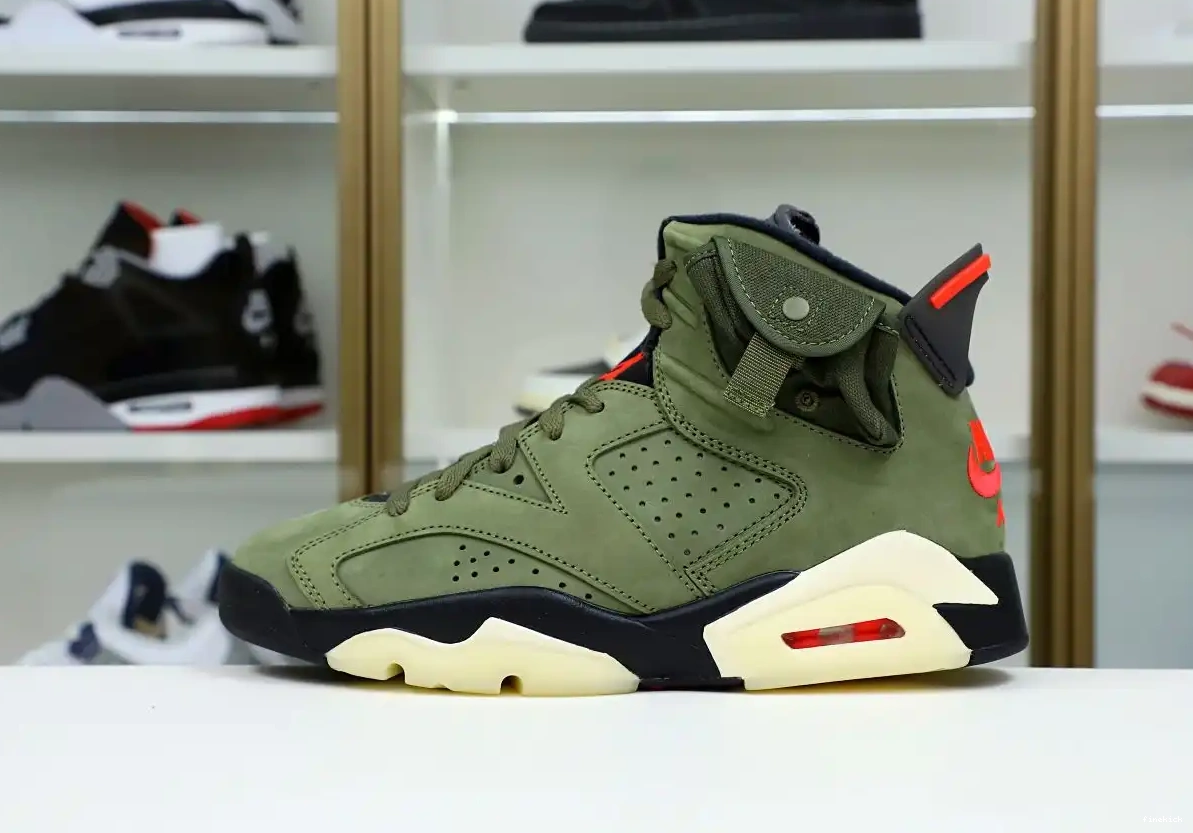 SCOTT TRAVIS AIR X JORDAN RETRO 'OLIVE' 6 0606